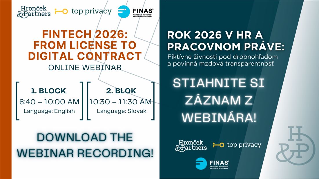 Záznamy z webinárov sú už dostupné!